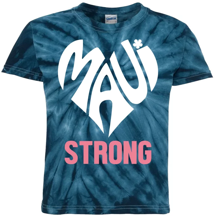 Maui Strong Hawaii Relief Kids Tie-Dye T-Shirt