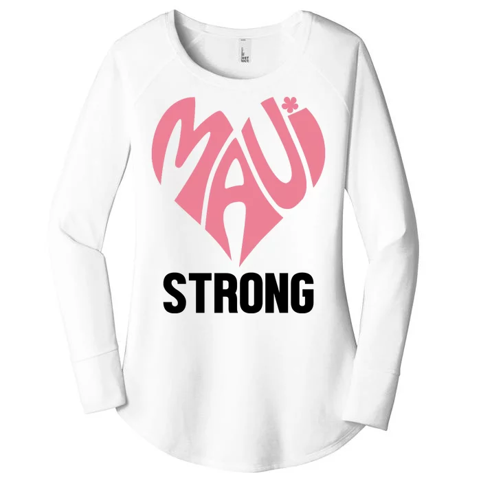 Maui Strong Hawaii Relief Women's Perfect Tri Tunic Long Sleeve Shirt