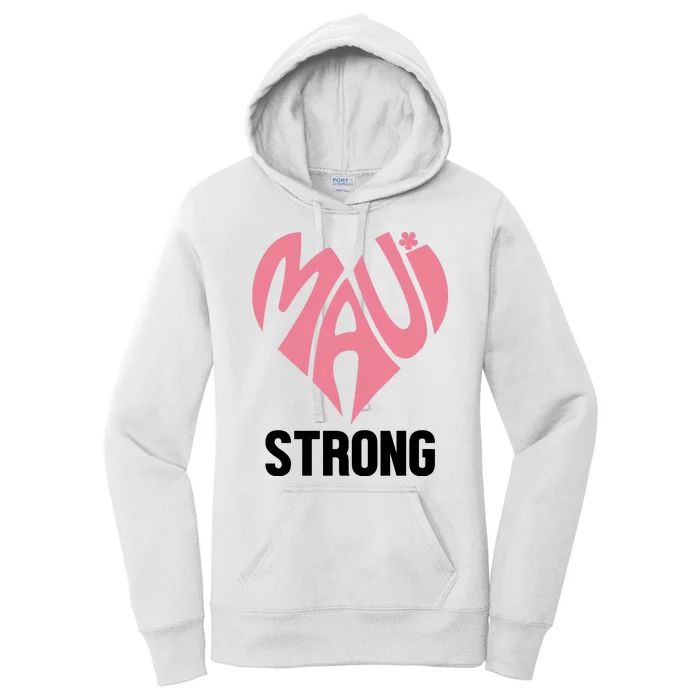 Maui Strong Hawaii Relief Women's Pullover Hoodie