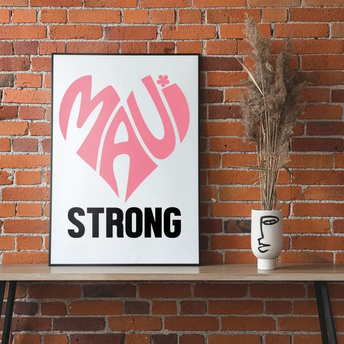 Maui Strong Hawaii Relief Poster