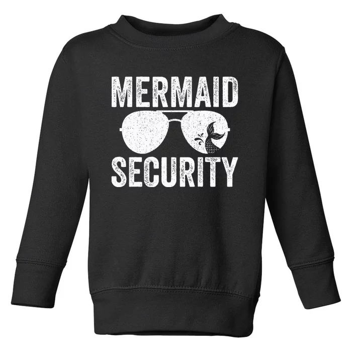 Mermaid Security Halloween Costume Toddler Sweatshirt