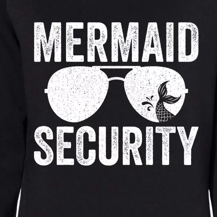 Mermaid Security Halloween Costume Womens California Wash Sweatshirt