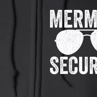 Mermaid Security Halloween Costume Full Zip Hoodie