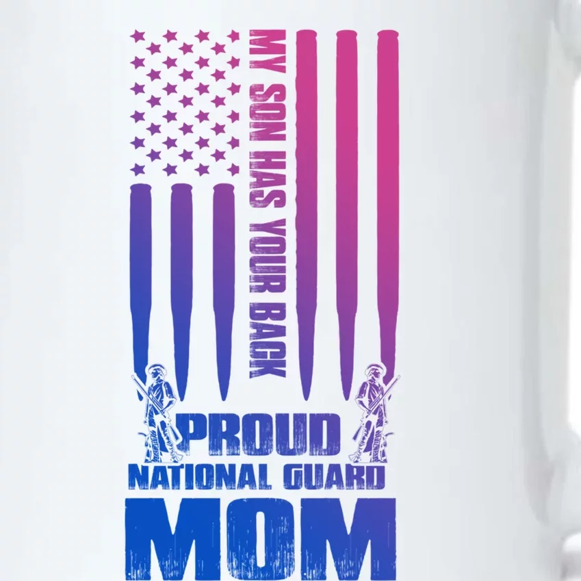 My Son Has Your Back Proud National Guard Mom Army Mom Gift Black Color Changing Mug