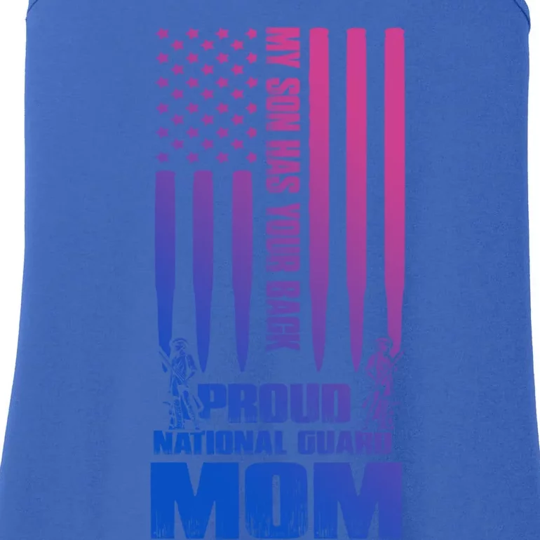 My Son Has Your Back Proud National Guard Mom Army Mom Gift Ladies Essential Tank