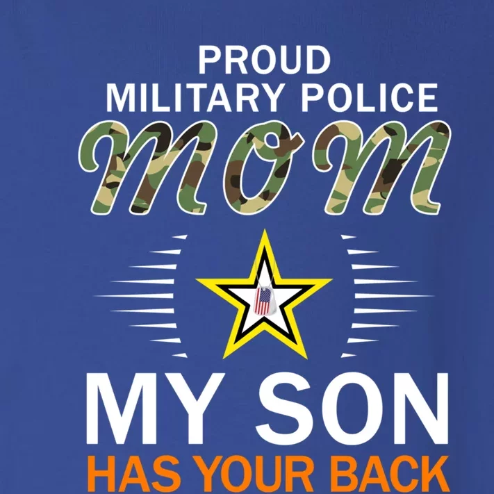 My Son Has Your Backcute Giftproud Mp Military Police Mom Army Great Gift Toddler Long Sleeve Shirt