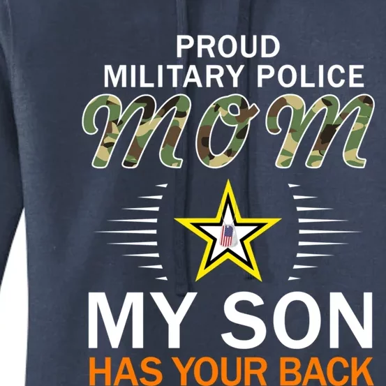 My Son Has Your Backcute Giftproud Mp Military Police Mom Army Great Gift Women's Pullover Hoodie