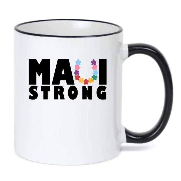 Maui Strong Hawaii Relief Awareness Black Color Changing Mug