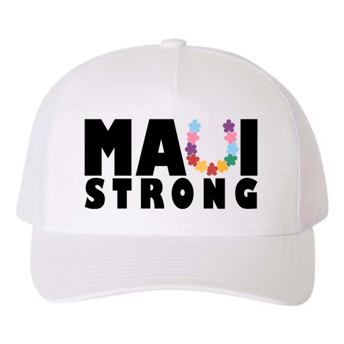 Maui Strong Hawaii Relief Awareness Yupoong Adult 5-Panel Trucker Hat