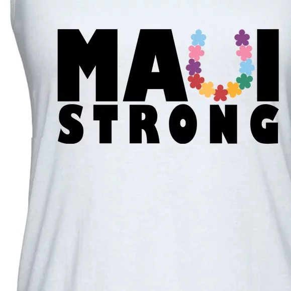 Maui Strong Hawaii Relief Awareness Ladies Essential Flowy Tank