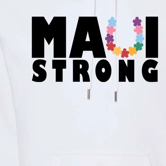 Maui Strong Hawaii Relief Awareness Premium Hoodie