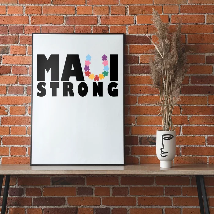 Maui Strong Hawaii Relief Awareness Poster