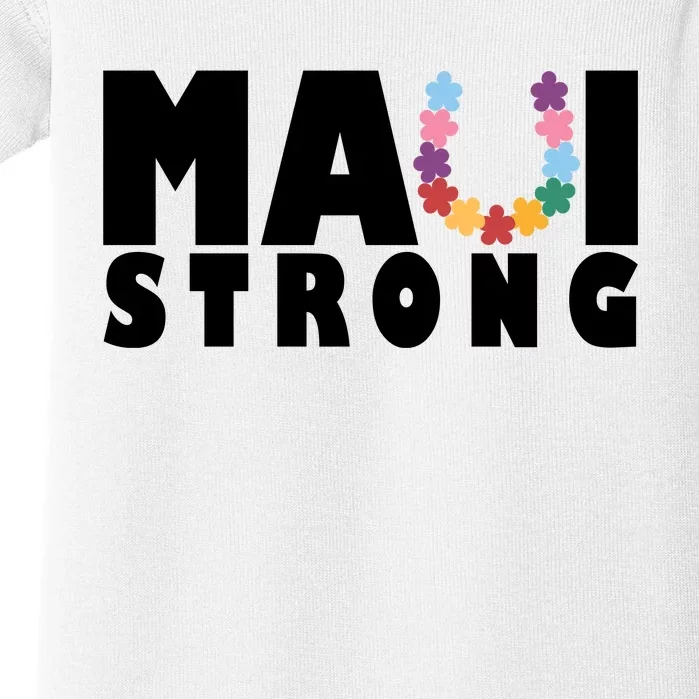 Maui Strong Hawaii Relief Awareness Baby Bodysuit