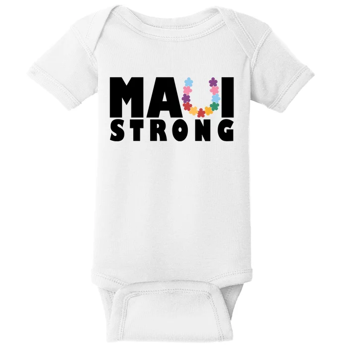 Maui Strong Hawaii Relief Awareness Baby Bodysuit