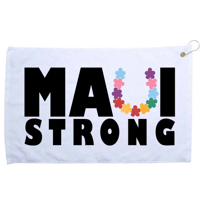 Maui Strong Hawaii Relief Awareness Grommeted Golf Towel