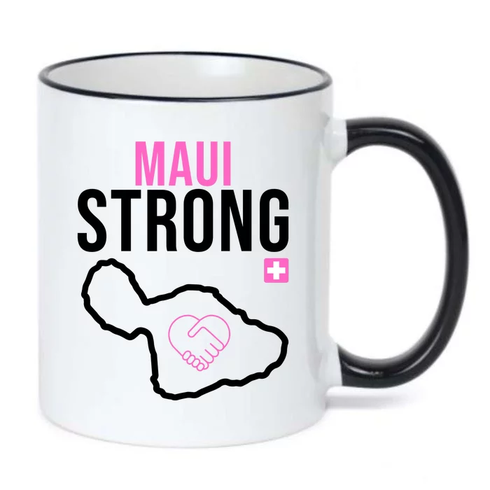 Maui Strong Hawaii Wildfire Relief Black Color Changing Mug