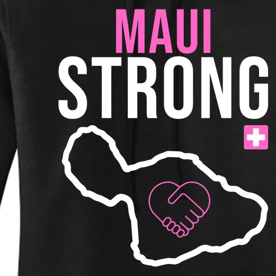 Maui Strong Hawaii Wildfire Relief Women's Pullover Hoodie