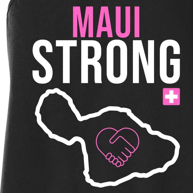 Maui Strong Hawaii Wildfire Relief Women's Racerback Tank