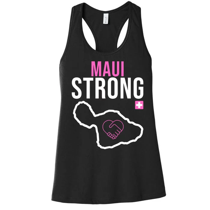 Maui Strong Hawaii Wildfire Relief Women's Racerback Tank