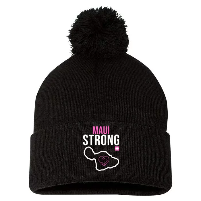 Maui Strong Hawaii Wildfire Relief Pom Pom 12in Knit Beanie