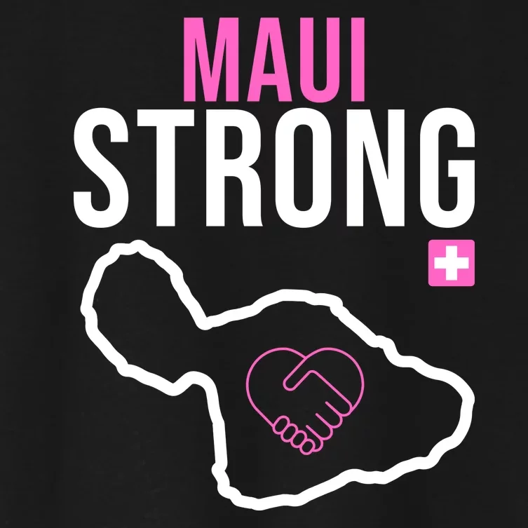 Maui Strong Hawaii Wildfire Relief Women's Crop Top Tee