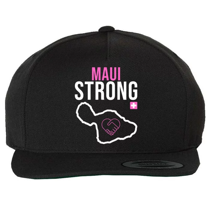 Maui Strong Hawaii Wildfire Relief Wool Snapback Cap