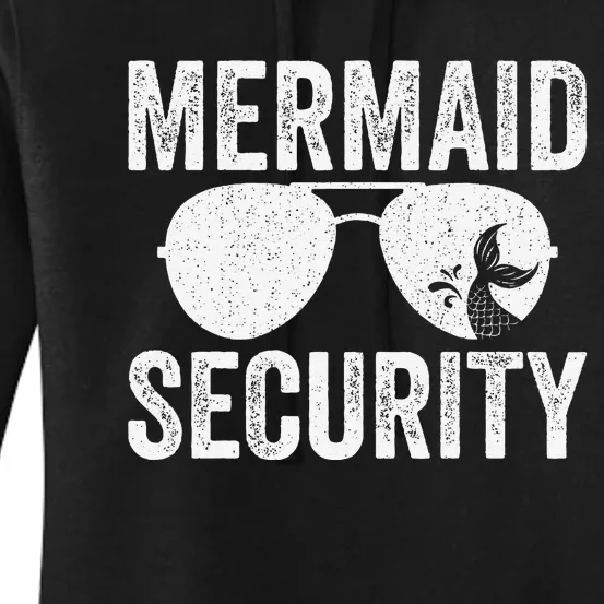 Mermaid Security Halloween Costume Gift Women's Pullover Hoodie