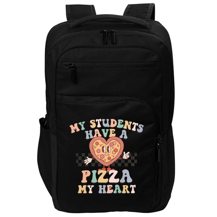 My Students Have A Pizza My Heart Teaching Assistant Heart Valentine's Day Impact Tech Backpack