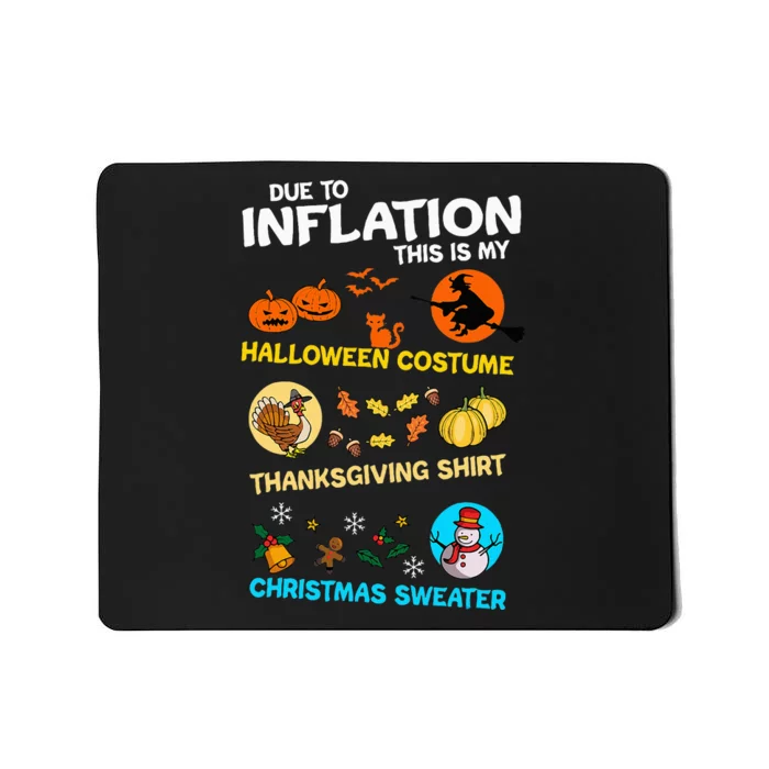 My Spooky Halloween Thanksgiving Ugly Christmas Mousepad