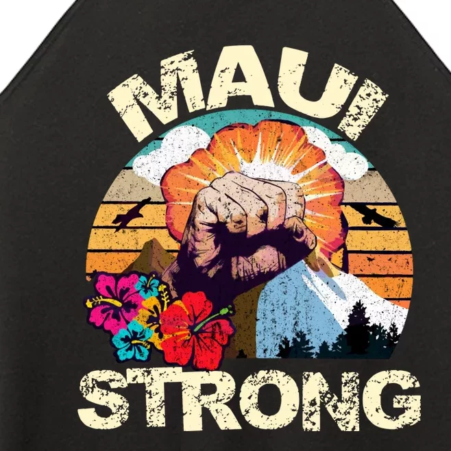 Maui Strong Hawaii Strong Support Vintage Maui Women’s Perfect Tri Rocker Tank