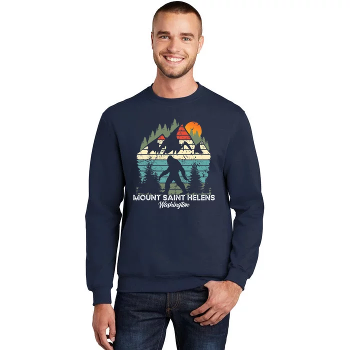 Mount Saint Helens Washington National Park Retro 80's Sweatshirt