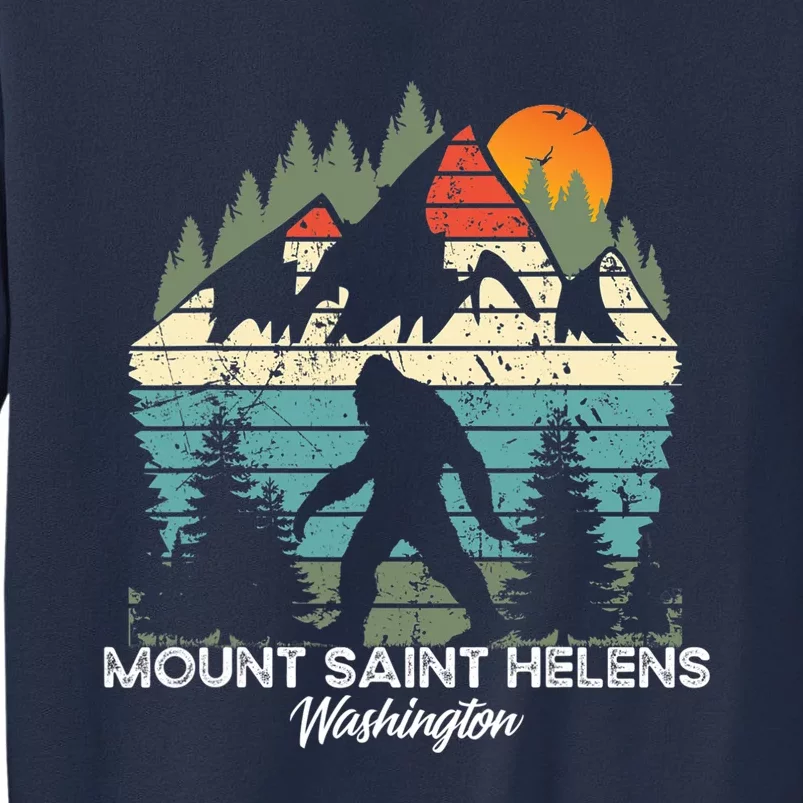 Mount Saint Helens Washington National Park Retro 80's Sweatshirt