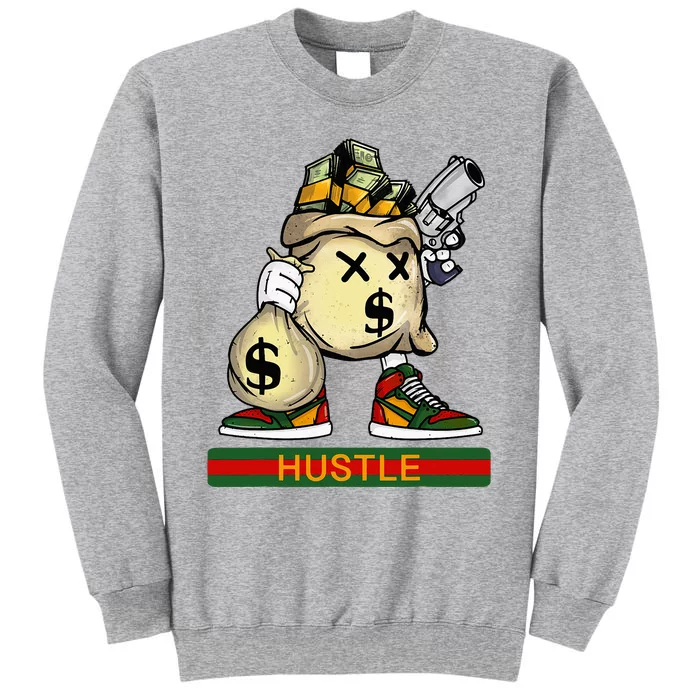 Money Stacks Hustle Wall Street Hip Hop Rap Lover Tall Sweatshirt