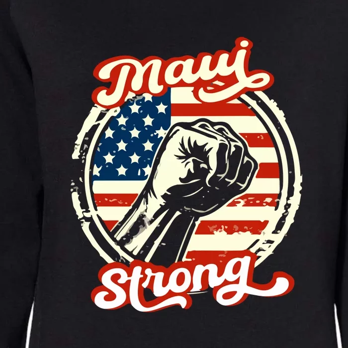 Maui Strong Hawaii Strong Pray For Maui Gift Womens California Wash Sweatshirt