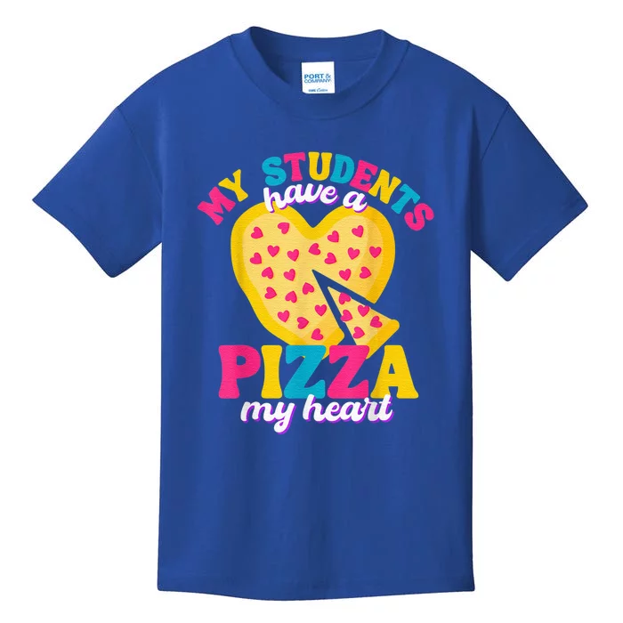 My Students Have A Pizza My Heart Valentines Day Kids T-Shirt