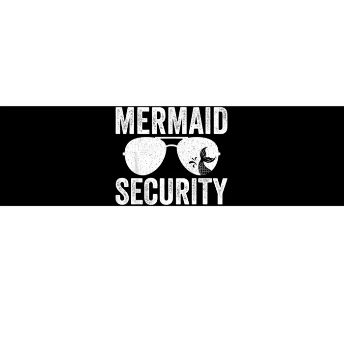 Mermaid Security Halloween Costume Bumper Sticker