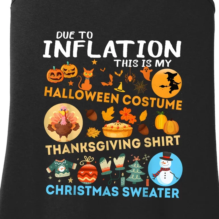 My Spooky Halloween Thanksgiving Ugly Christmas Costume Ladies Essential Tank