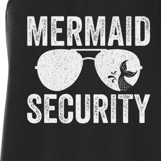 Mermaid Security Halloween Costume Women's Racerback Tank