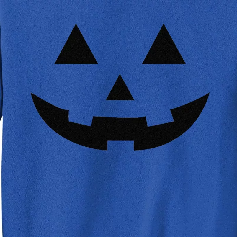 Matching Simple Halloween Pumpkin Jackolantern Sweatshirt