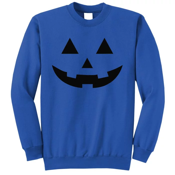 Matching Simple Halloween Pumpkin Jackolantern Sweatshirt