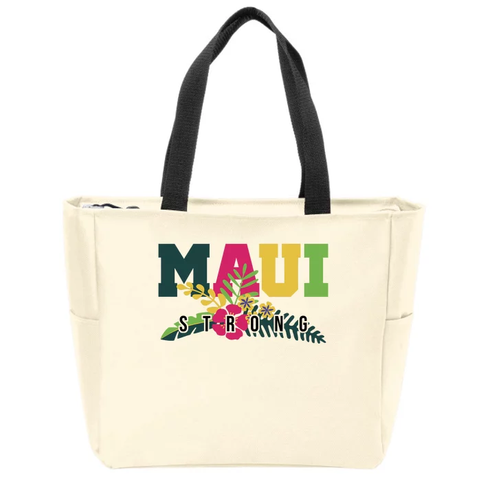 Maui Strong Hawaii Wildfire Relief Zip Tote Bag