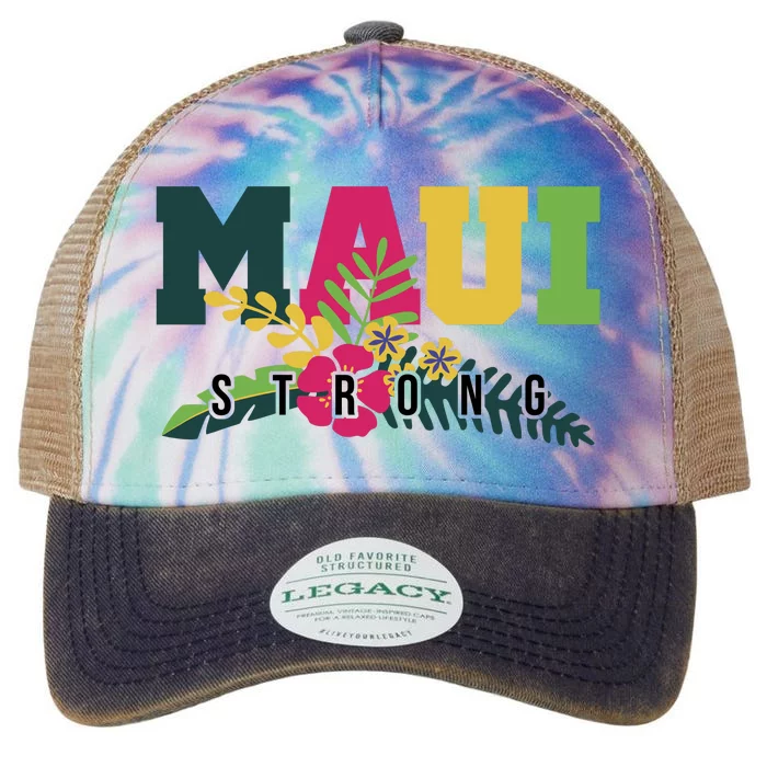 Maui Strong Hawaii Wildfire Relief Legacy Tie Dye Trucker Hat