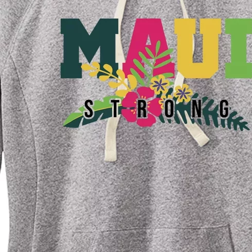 Maui Strong Hawaii Wildfire Relief Women's Fleece Hoodie