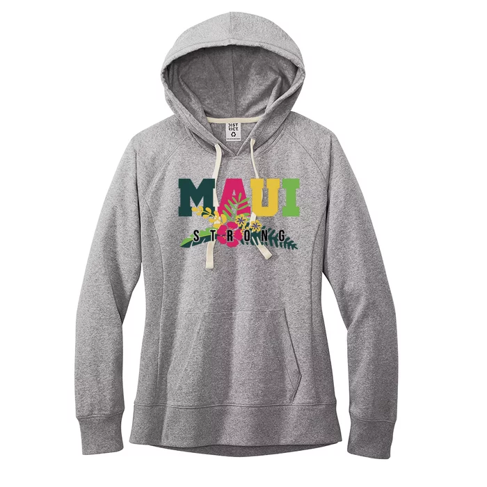 Maui Strong Hawaii Wildfire Relief Women's Fleece Hoodie