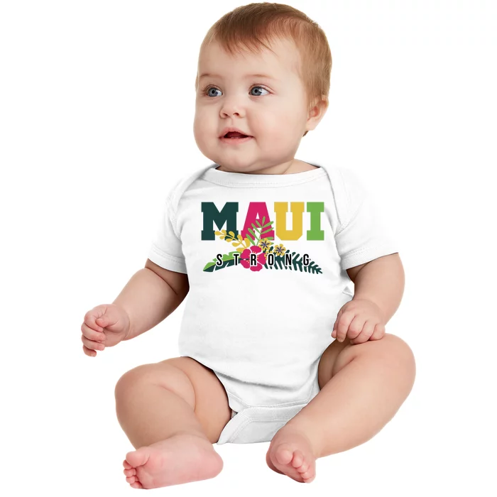 Maui Strong Hawaii Wildfire Relief Baby Bodysuit