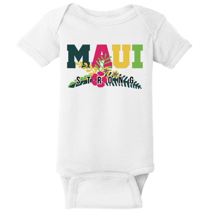 Maui Strong Hawaii Wildfire Relief Baby Bodysuit