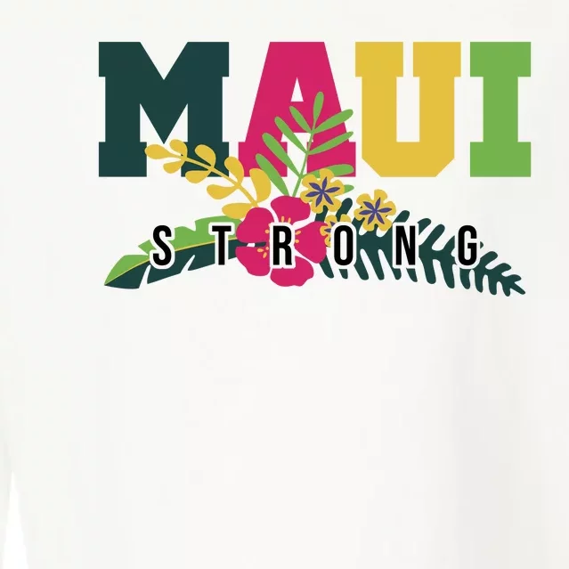 Maui Strong Hawaii Wildfire Relief Cropped Pullover Crew