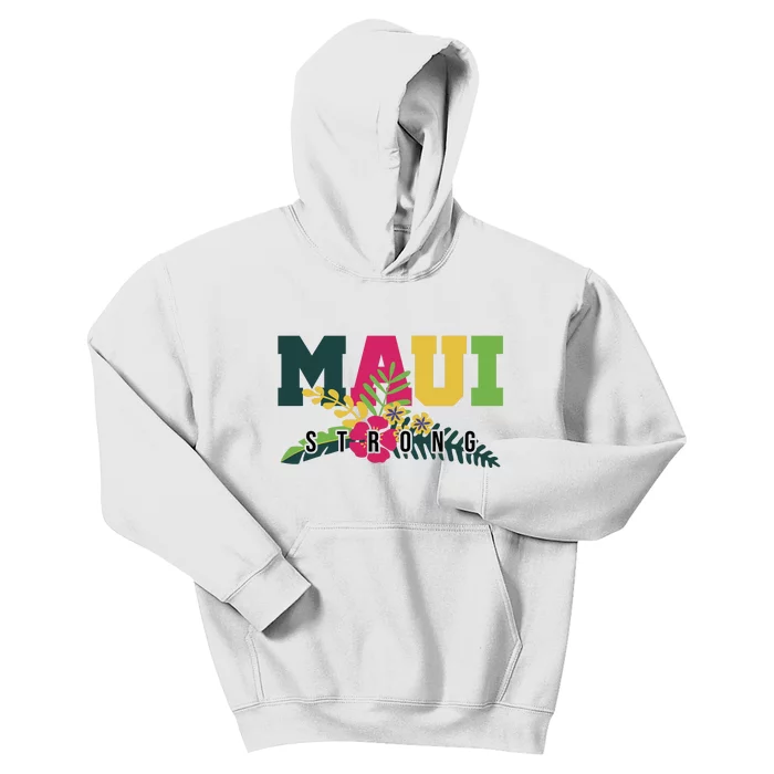 Maui Strong Hawaii Wildfire Relief Kids Hoodie