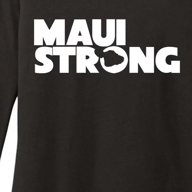 Maui Strong Hawaii Wildfire Womens CVC Long Sleeve Shirt