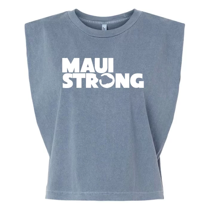 Maui Strong Hawaii Wildfire Garment-Dyed Women's Muscle Tee